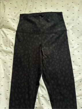 Leopard print workout leggings